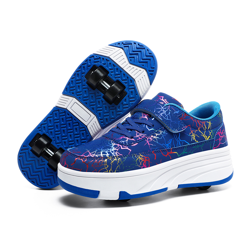 Men'S Shoes For Running - Trendige Rollschuhe, verschleißfeste Räder, stabiler Halt,