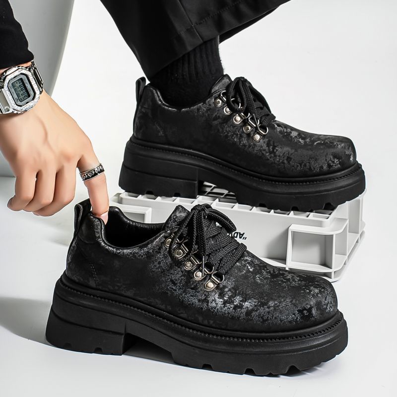 Men'S Shoes To Increase Height - Winter Herren Retro Britischer Stil Lässige