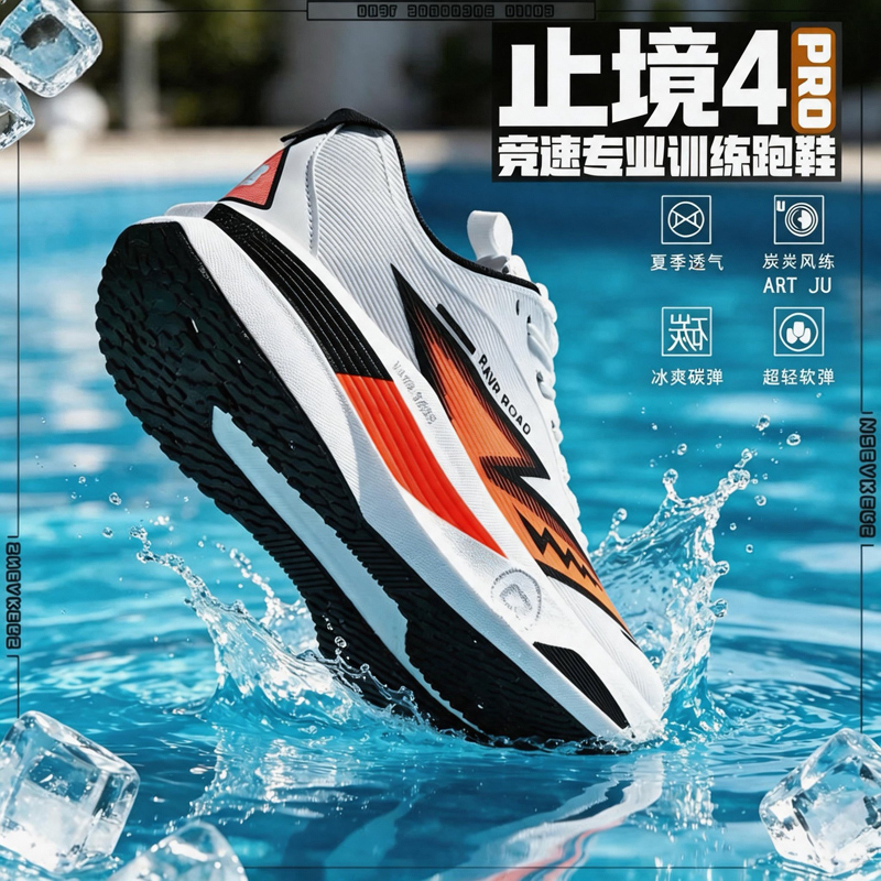 Men'S Shoes For Running - Profi-Marathon-Laufschuhe mit Integrierter Carbonfaser-Platte, Luftzufuhr, Gewebtem