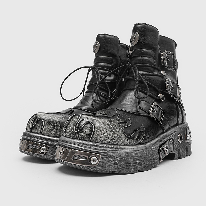 Punk-Style Retro Coole Totenko – Men'S Shoes To Increase Height Bewertung und Preis