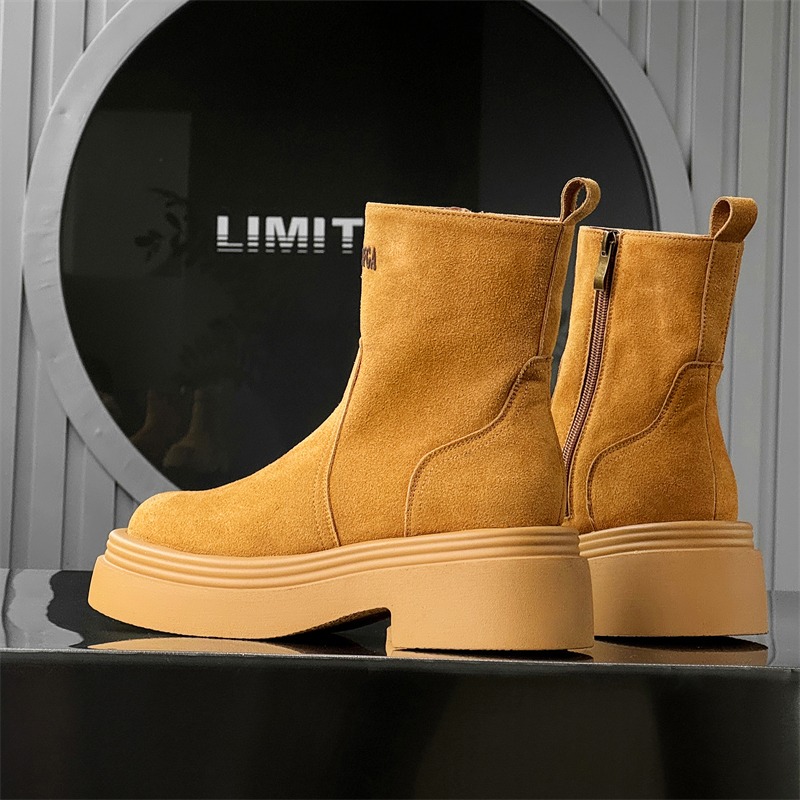 Winter Europa Amerika Retro Di – Men'S Shoes To Increase Height Bewertung und Preis